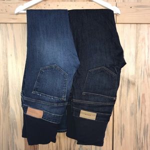 Two pairs of Maternity Jeans Size 4